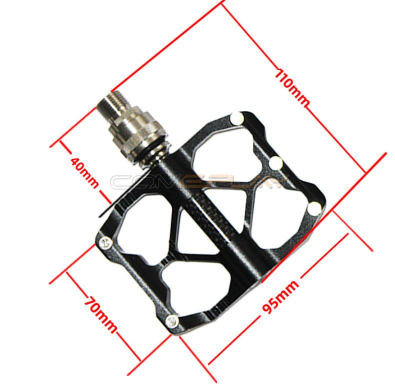 Titanium light weight quick release pedals