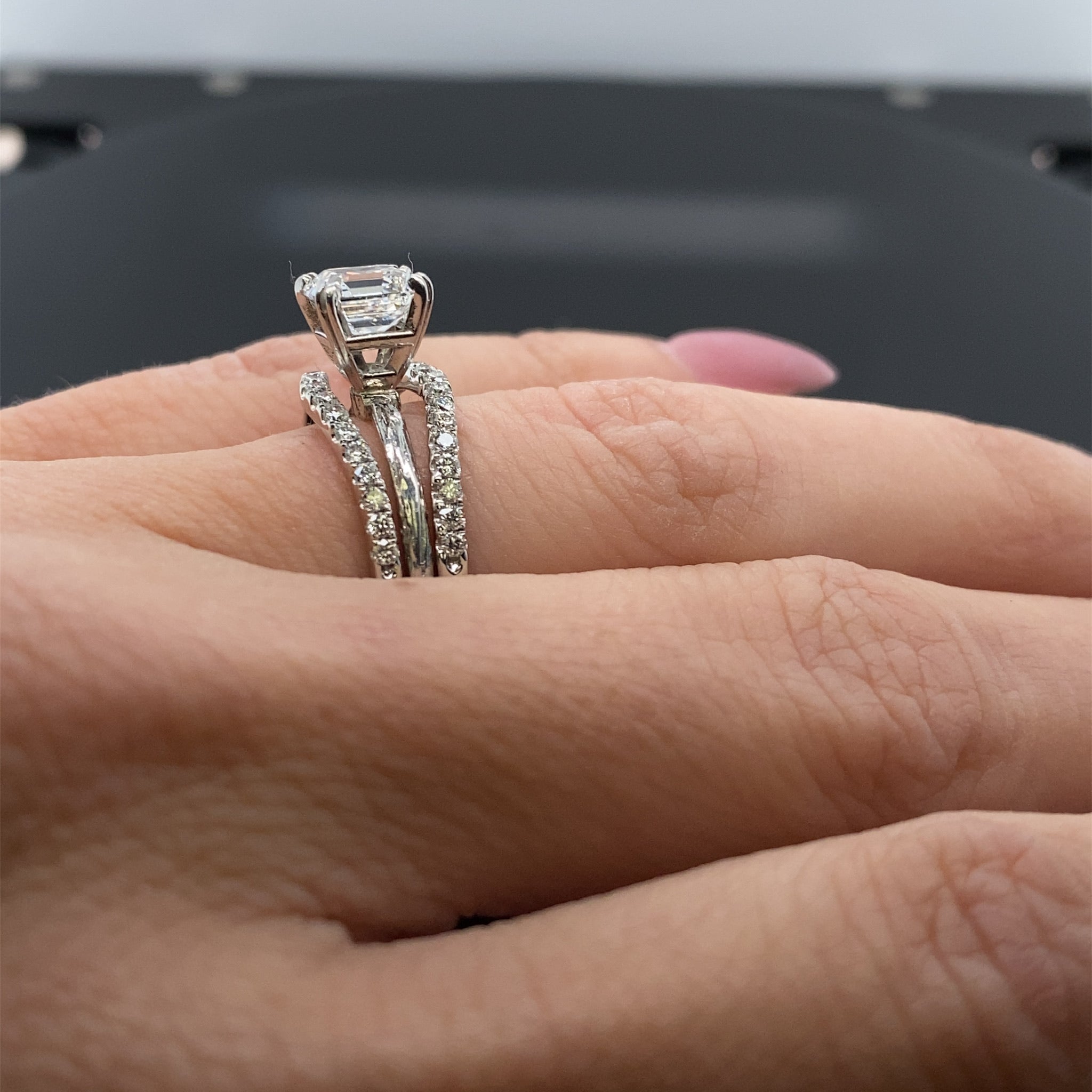 1/3 Carat Diamond Enhancer in 14k White Gold