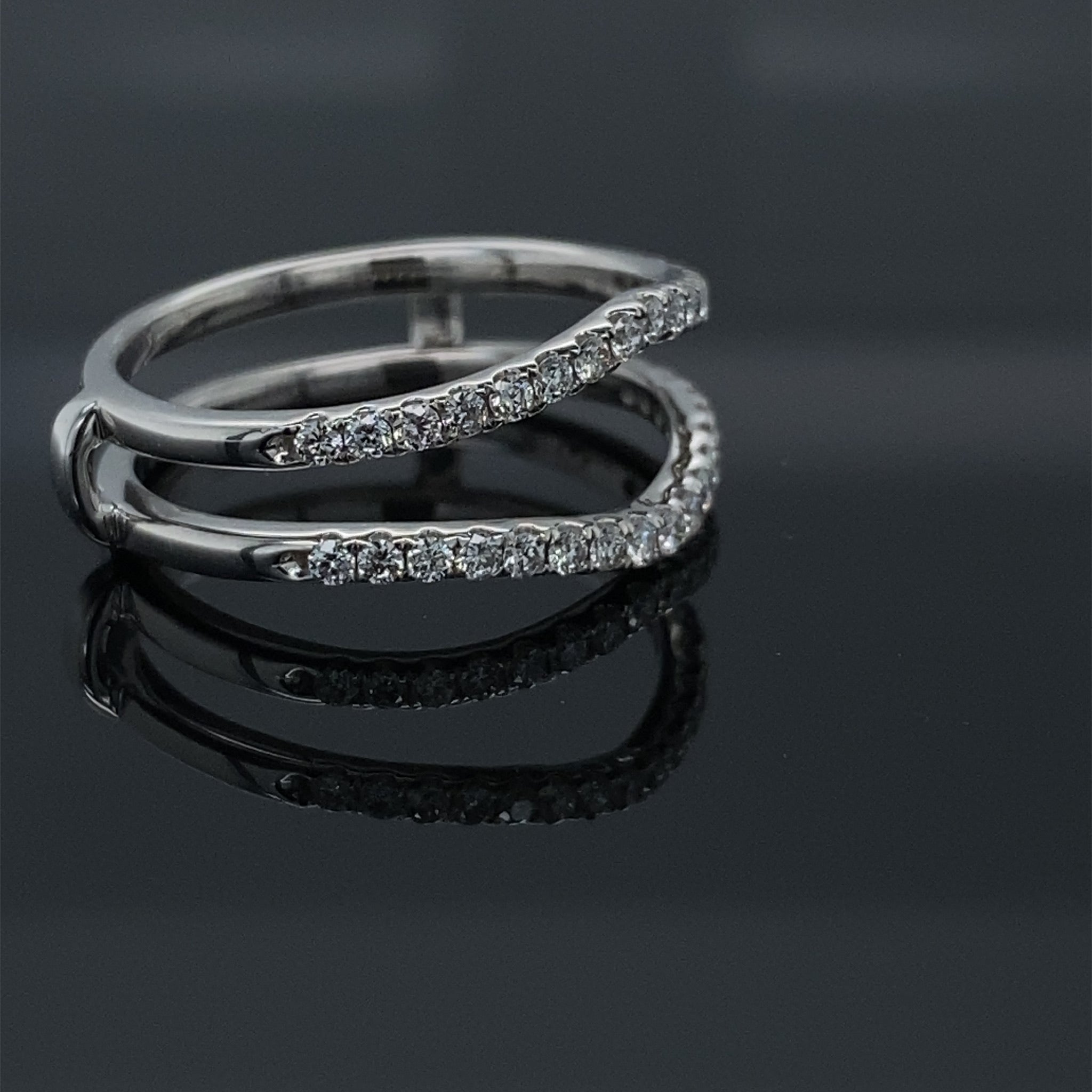 1/3 Carat Diamond Enhancer in 14k White Gold