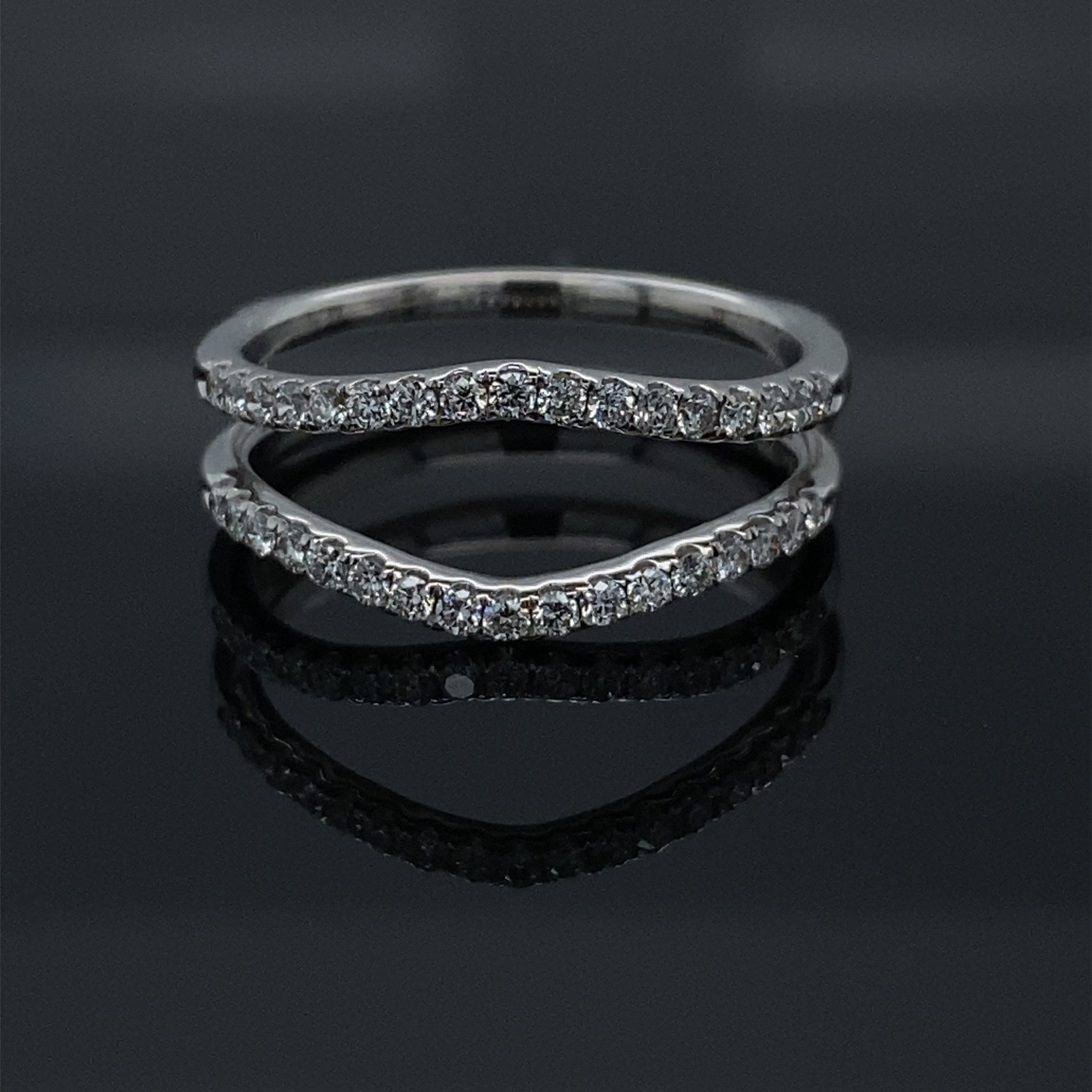 1/3 Carat Diamond Enhancer in 14k White Gold