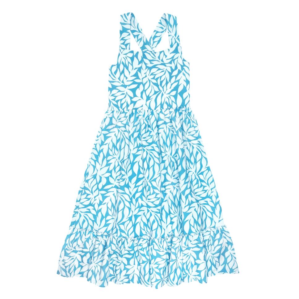 Feather 4 Arrow Coast Line Maxi Dress - Blue Grotto