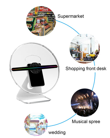 3D Hologram Advertising Display Fan