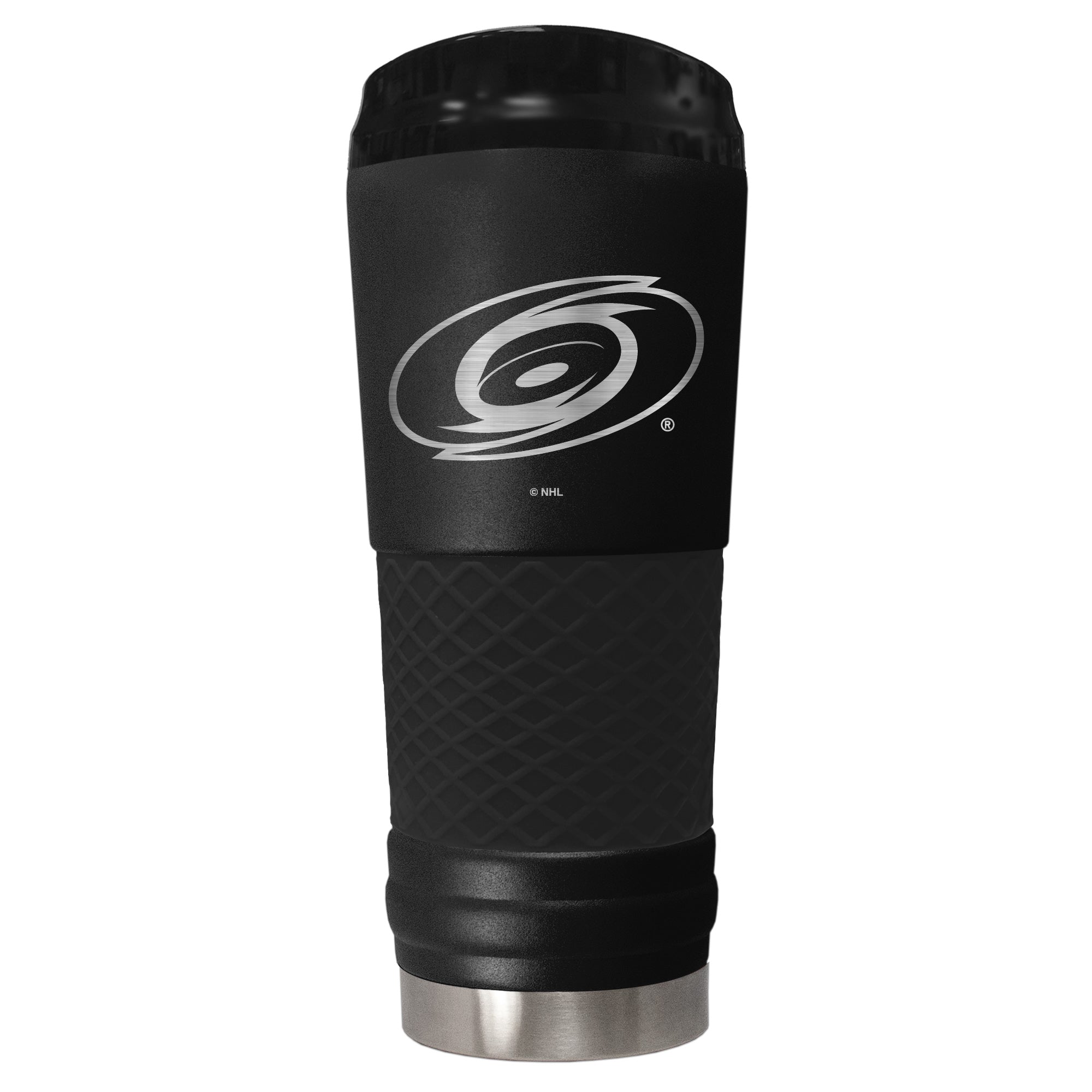 Great American Hurricanes Etched Black Draft Travel Tumbler