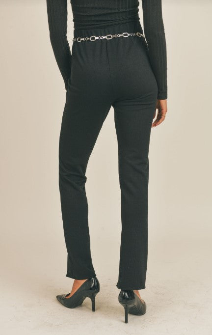 Roundabout Front Slit Pant