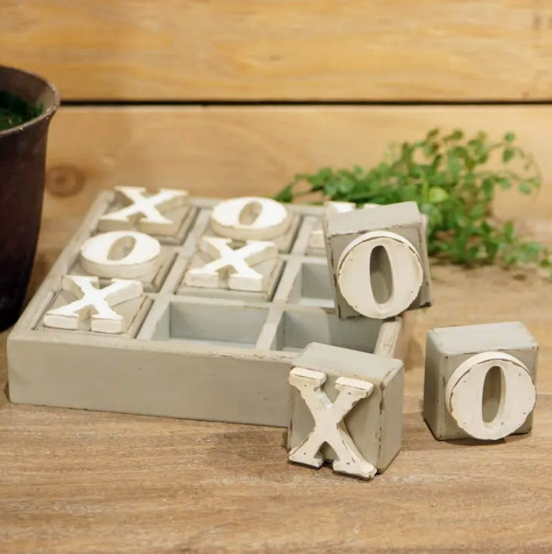 Wood Block Tic Tac Toe