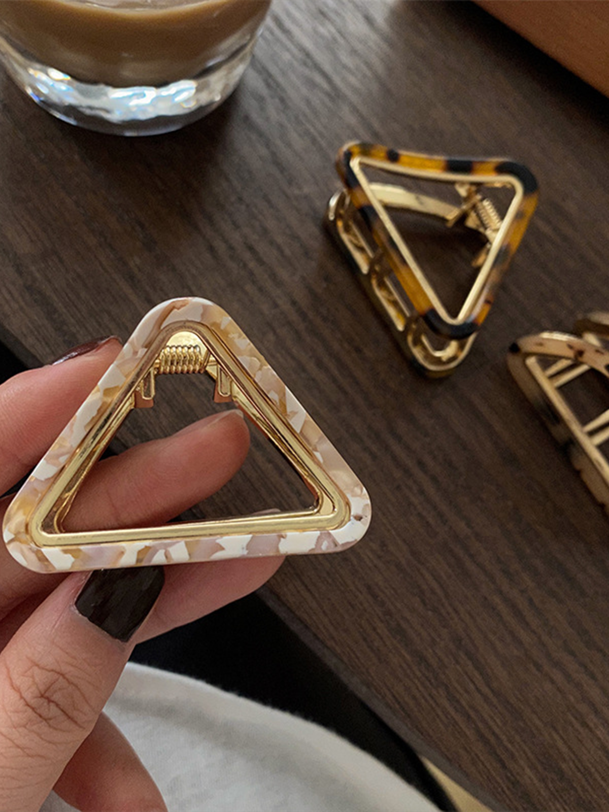 Acetate Alloy Triangle Grip