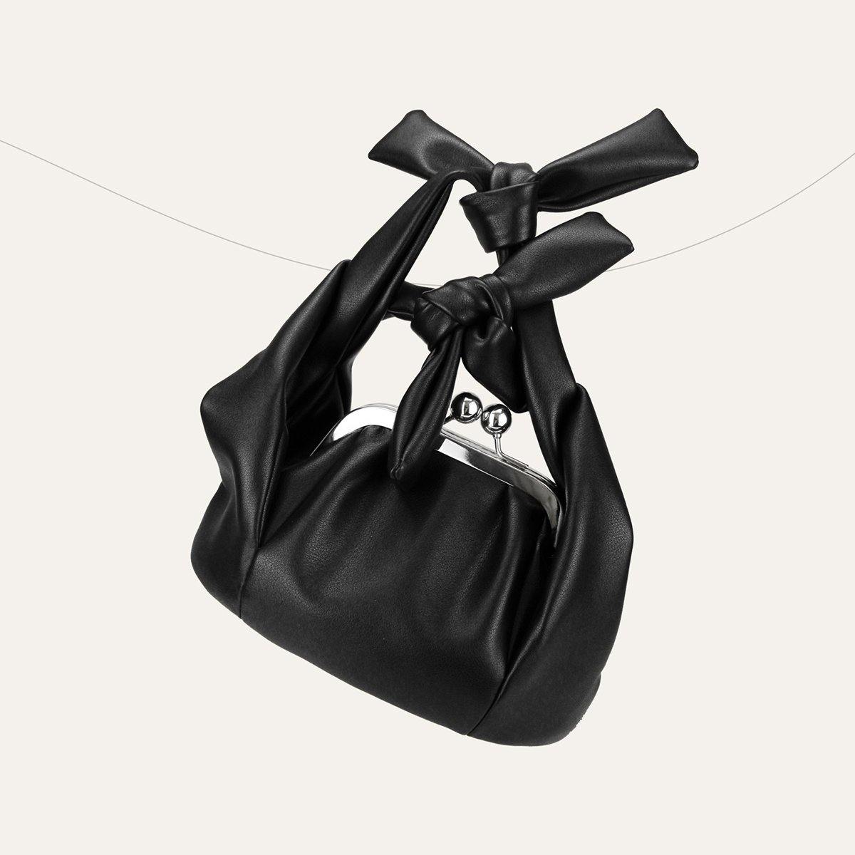 The Pleasure Isolated Anthesis Knot Bag - Black