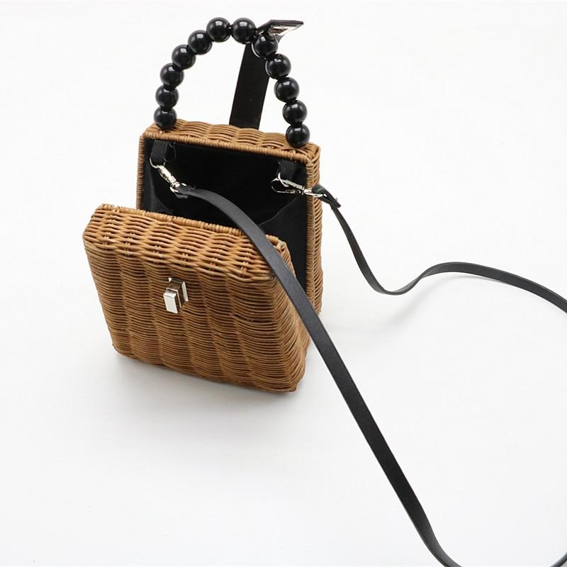 Wicker Woven Tote Bag