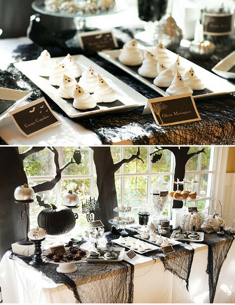 Halloween table setting