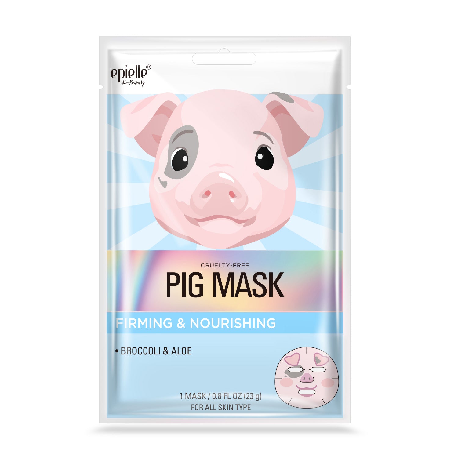 epielle?Pig Character Mask 1ct