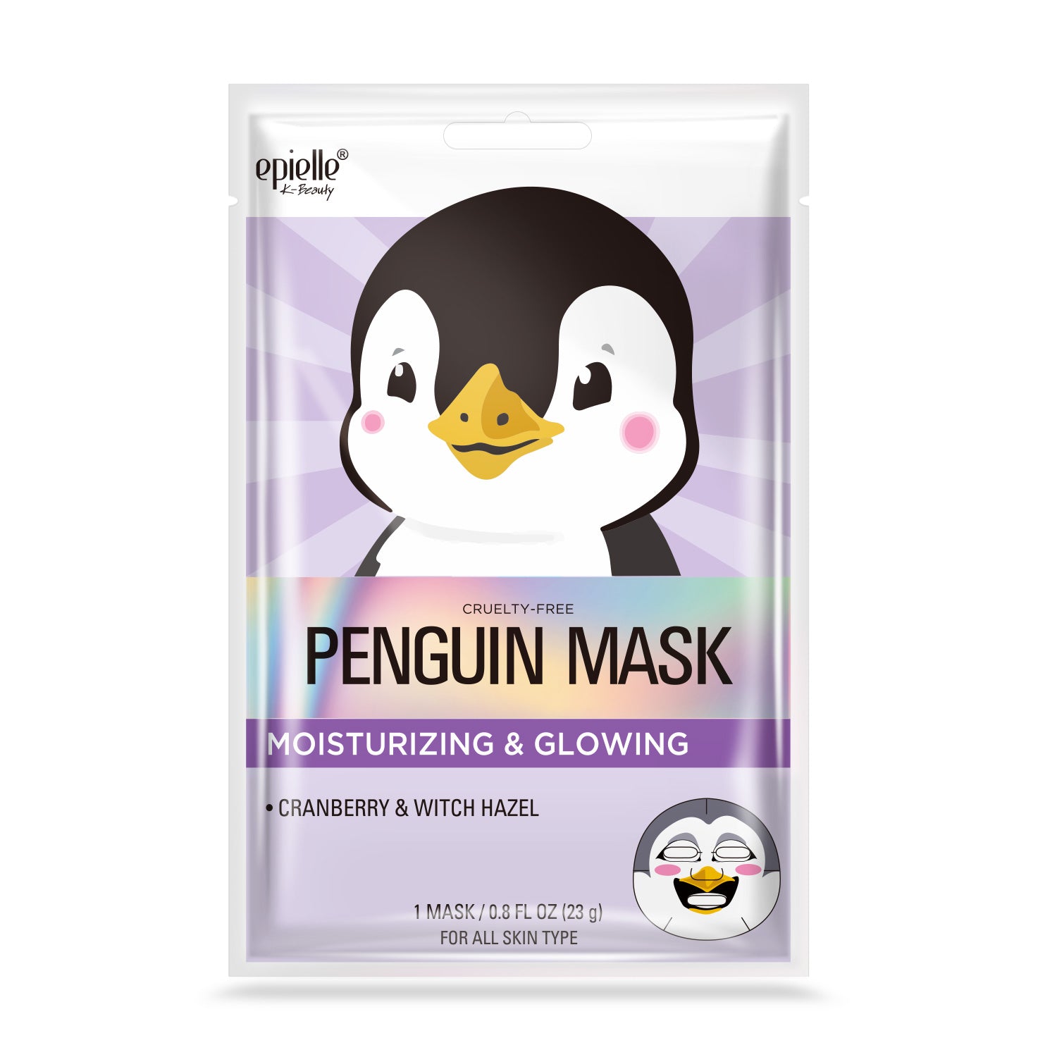 epielle? Penguin Character Mask 1ct