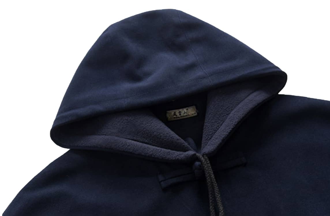 Hood of a Chinese traditional kungfu style hooded cloak
