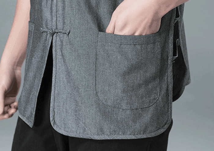 Pocket of Tang Suit Vest