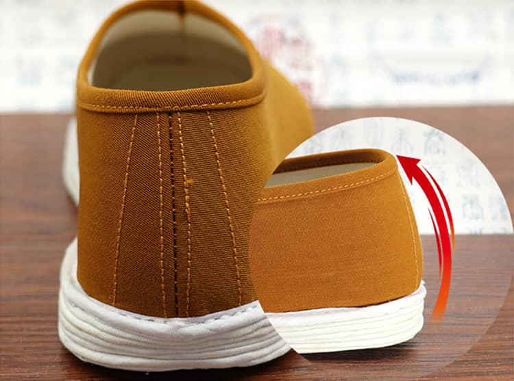 Back of Shaolin monk shoes