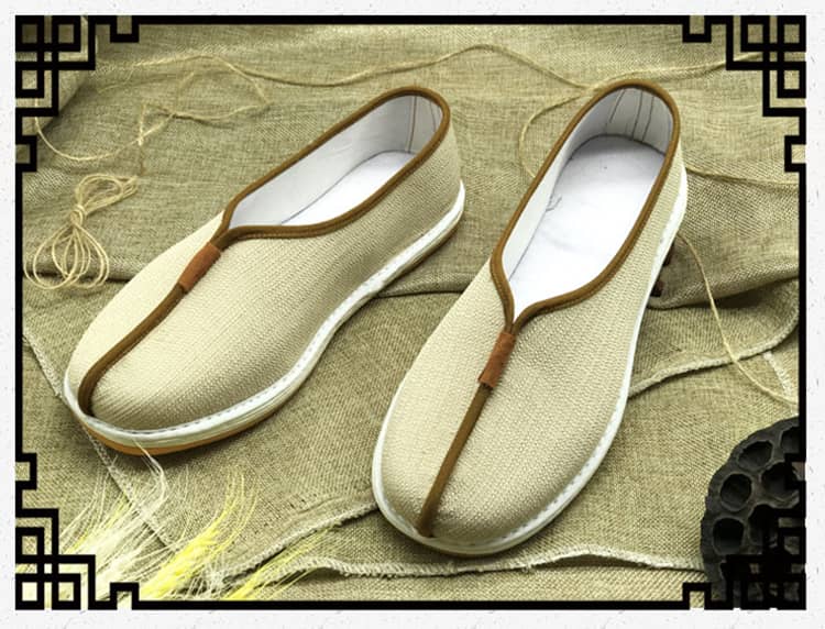 Beige Shaolin Monk Shoes