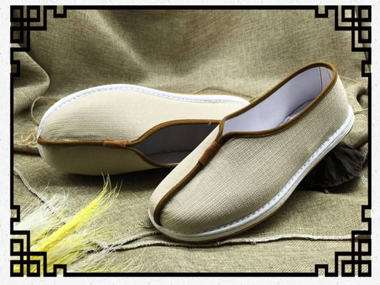 Beige Shaolin Monk Shoes