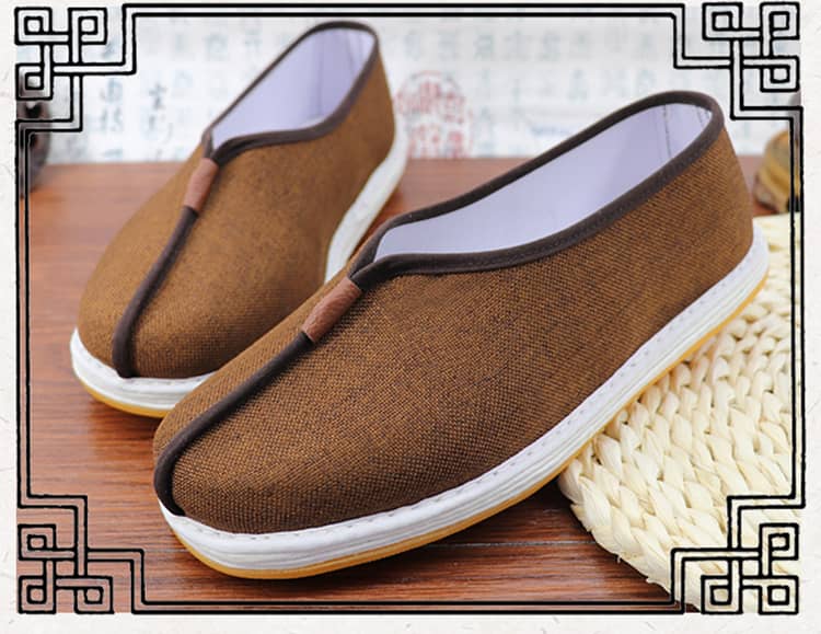 Coffee Shaolin Monk Shoes