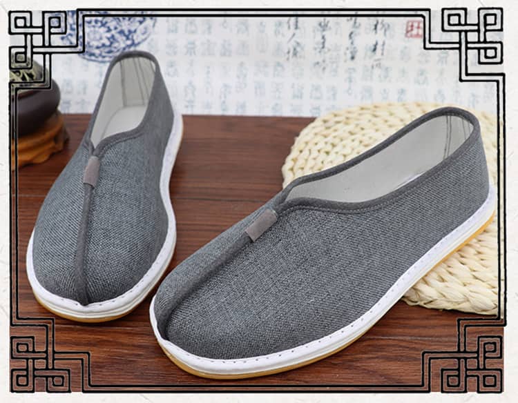 Grey Shaolin Monk Shoes