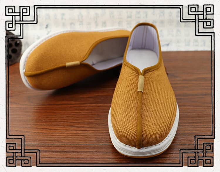 Yellow Shaolin Monk Shoes