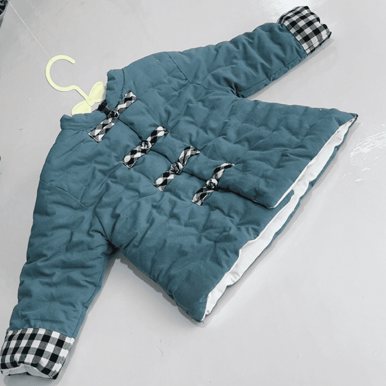 Blue padded tang suit for children