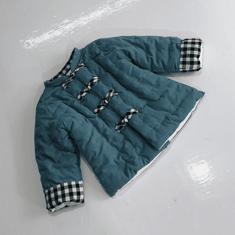 Blue padded tang suit for children