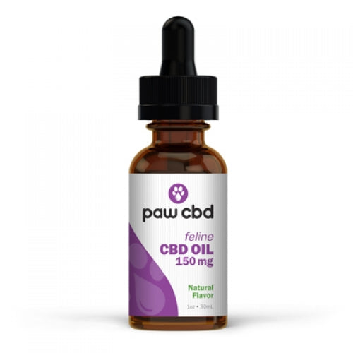  Paw CBD Oil Tincture Drops For Cats 150 Mg 