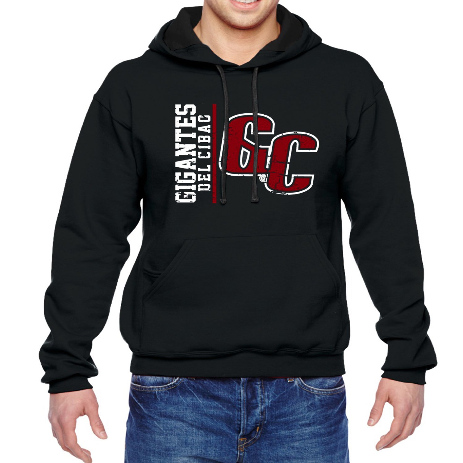 Dominican Baseball Team - Gigantes del Cibao Hoodies GC Logo