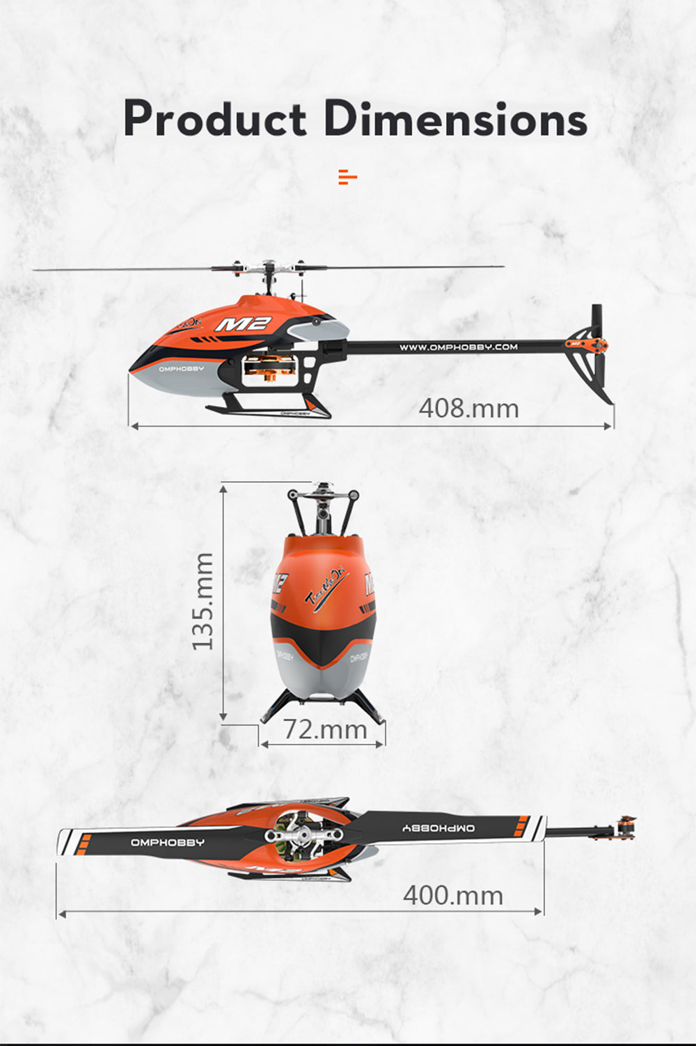 OMP Hobby M2 V2 RC Helicopter