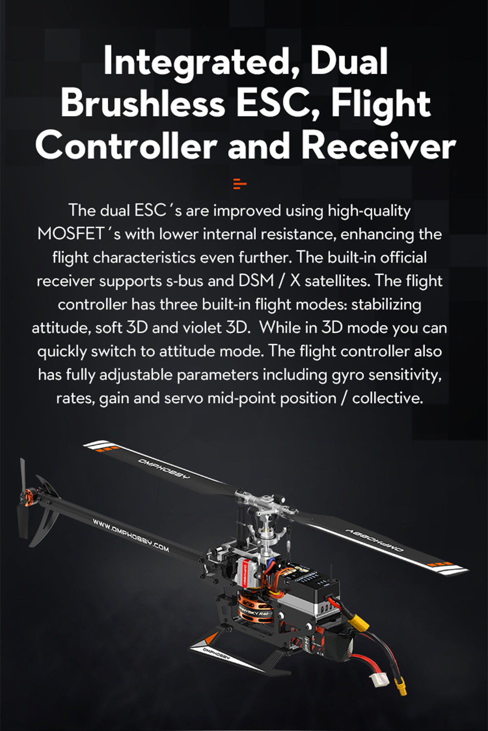 OMP Hobby M2 V2 RC Helicopter