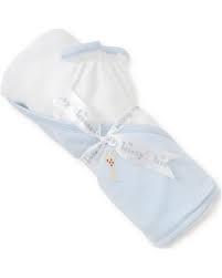 Sophie La Girafe Blue Hooded Towel & Mitt Set