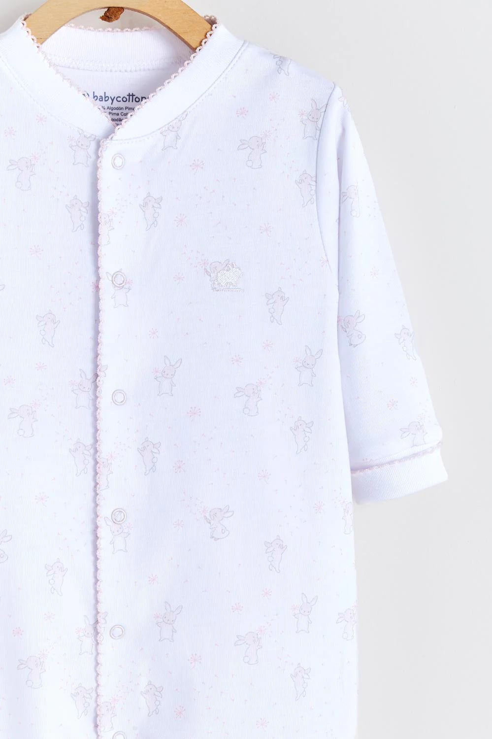 Colette Wishing Pima Cotton Footed Pajama - Pink