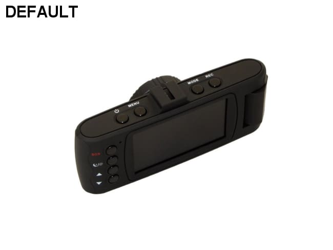 Built-in Battery & Car Charger Powered 720p HD Twin Camera Car Dash DV