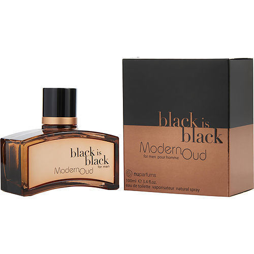 BLACK IS BLACK MODERN OUD by Nuparfums EDT SPRAY 3.4 OZ