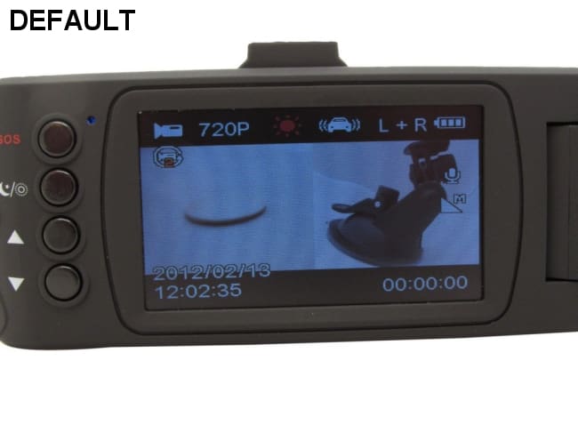 Dashboard Car Bump Security DVR Dual Broad Lens HD Nightvision Camera