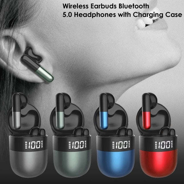 Bluetooth Ear Pods With Touch Control HD Voice