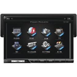 Power Acoustik 7" Single-din In-dash Lcd Touchscreen Dvd Receiver (with Bluetooth)