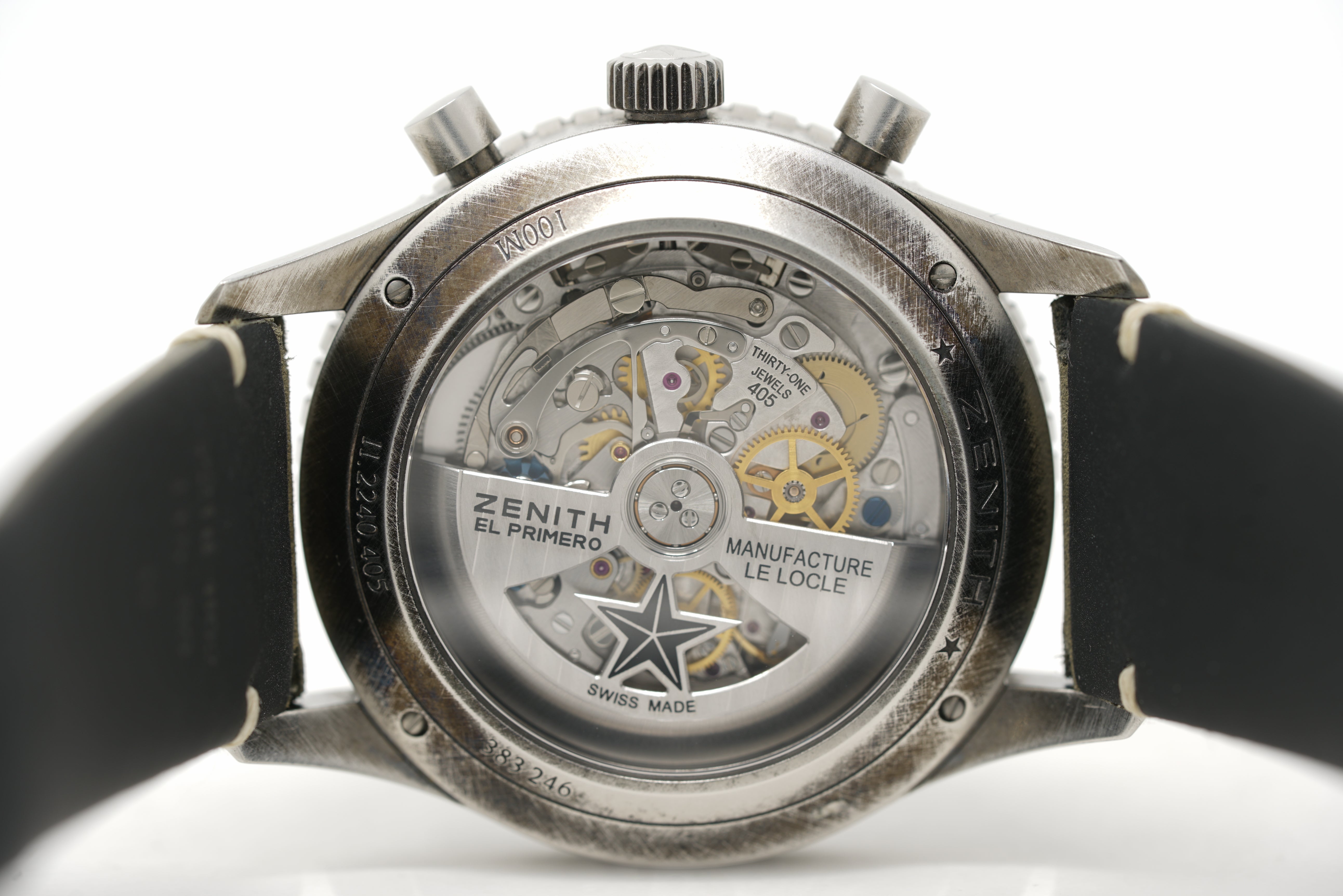 Pre-Owned Zenith Cronometro Tipo CP-2 Flyback 11.2240.405/21.C773