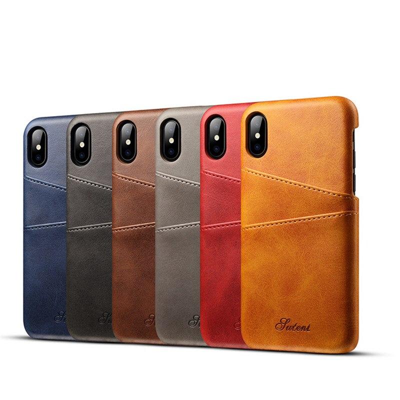 iPhone XS, XS Max & XR Slim PU Leather Case (Now for all iPhones)