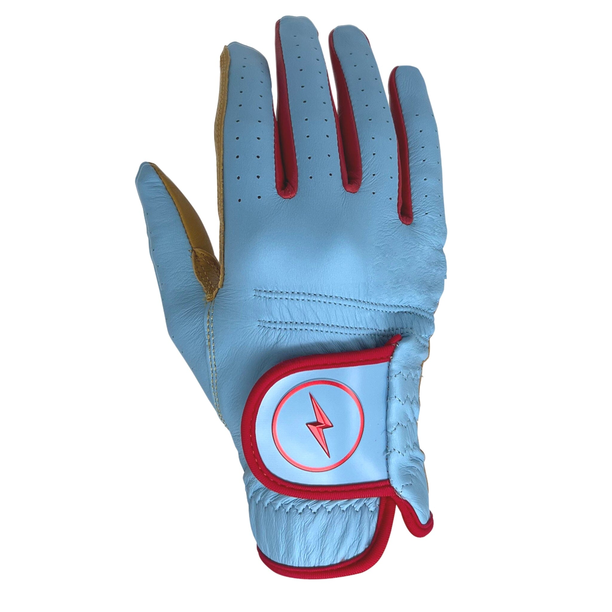BRUCE BOLT SIGNATURE Series Golf Glove - BABY BLUE RIGHT