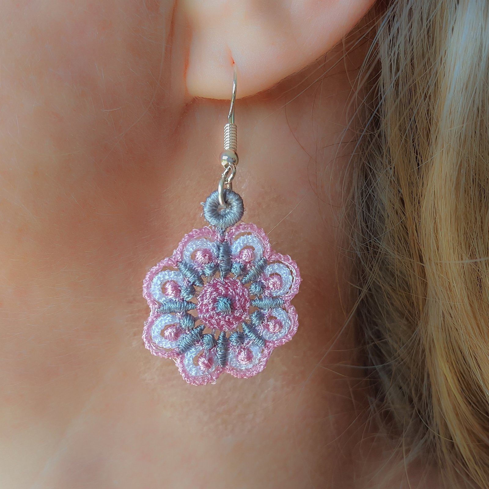 Miniature Freestanding Lace Earrings Combo 1