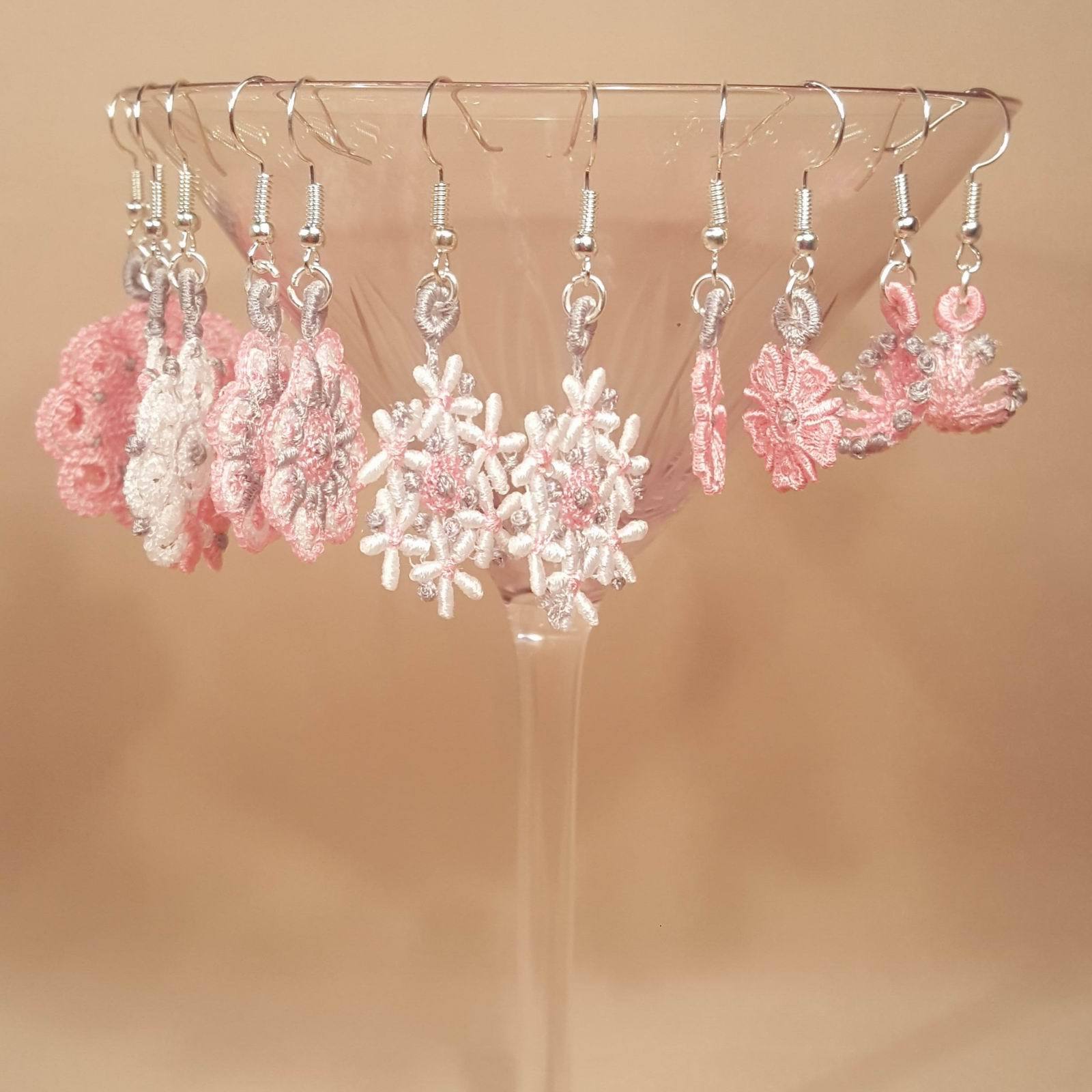 Miniature Freestanding Lace Earrings Combo 1