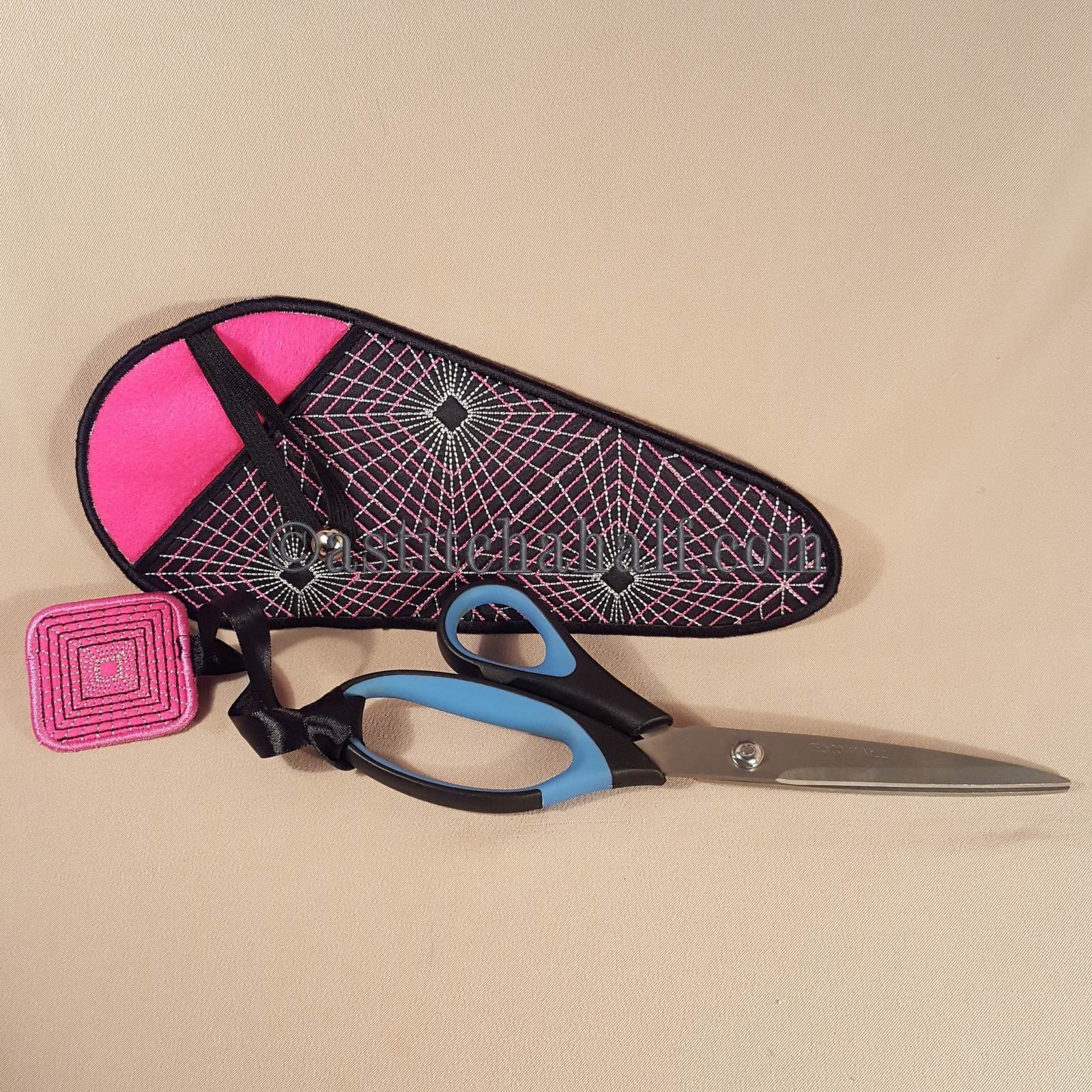 Gorgeous Geometric Scissor Cases with Fob