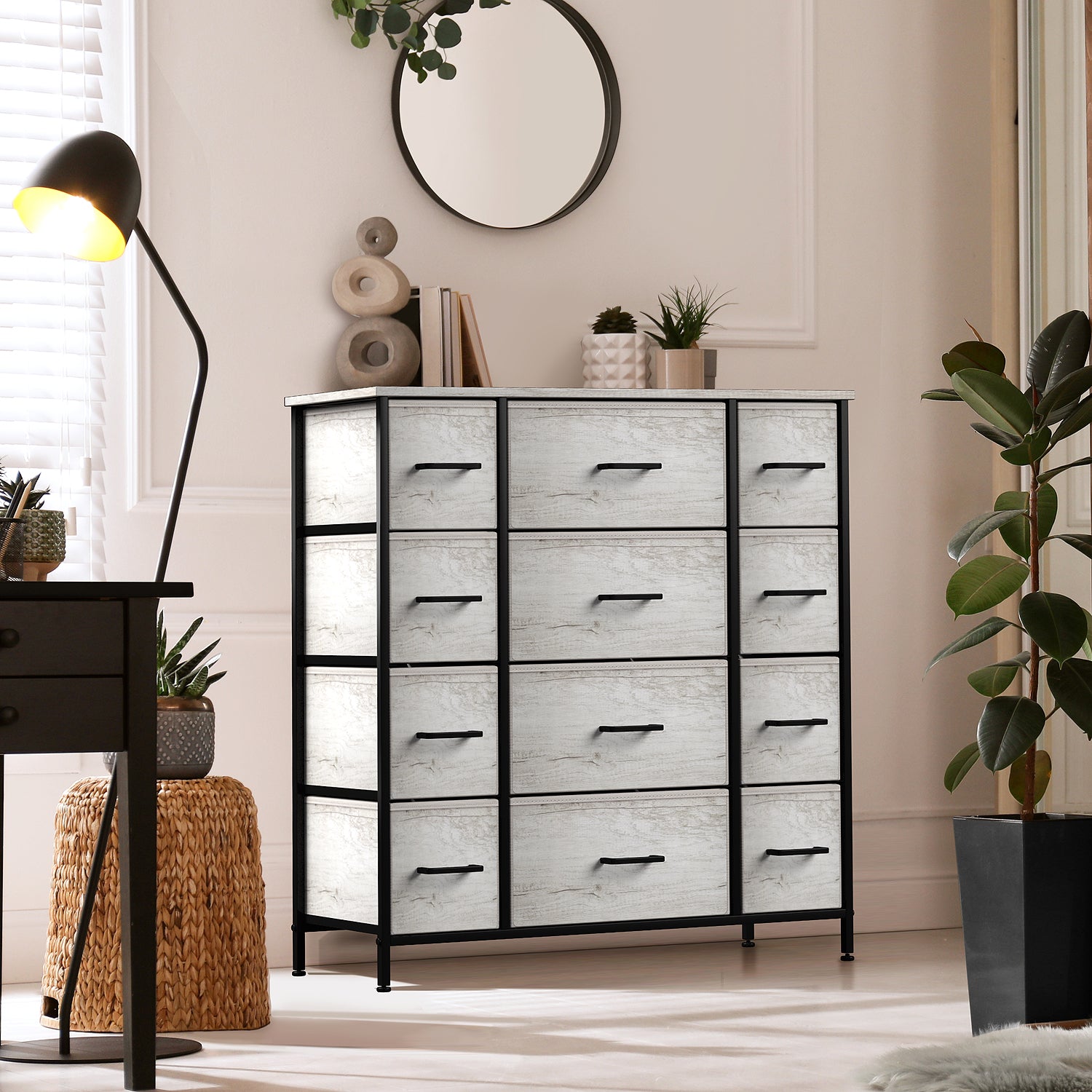 12-Drawer Dresser