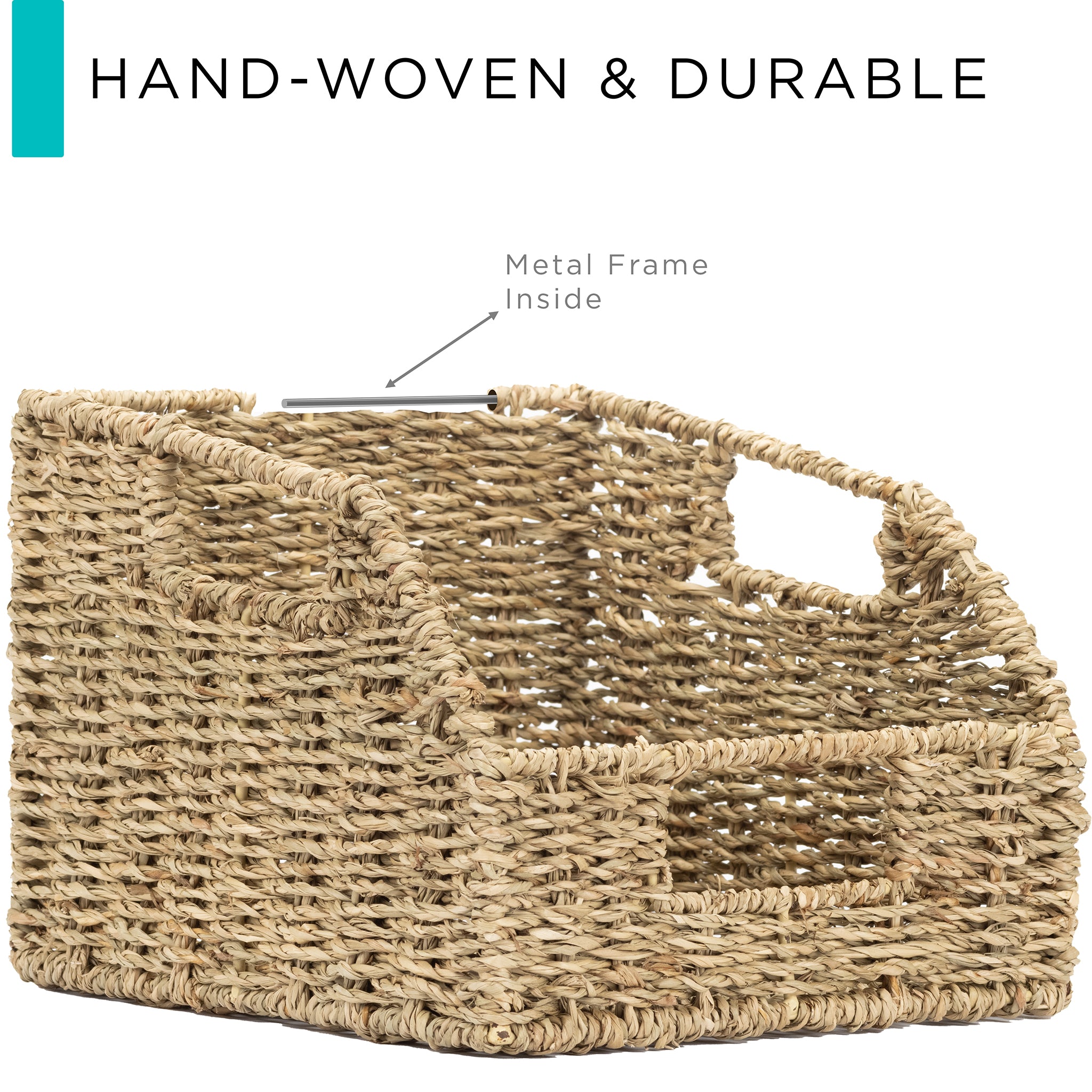 Sorbus Sloped Seagrass Wicker Baskets