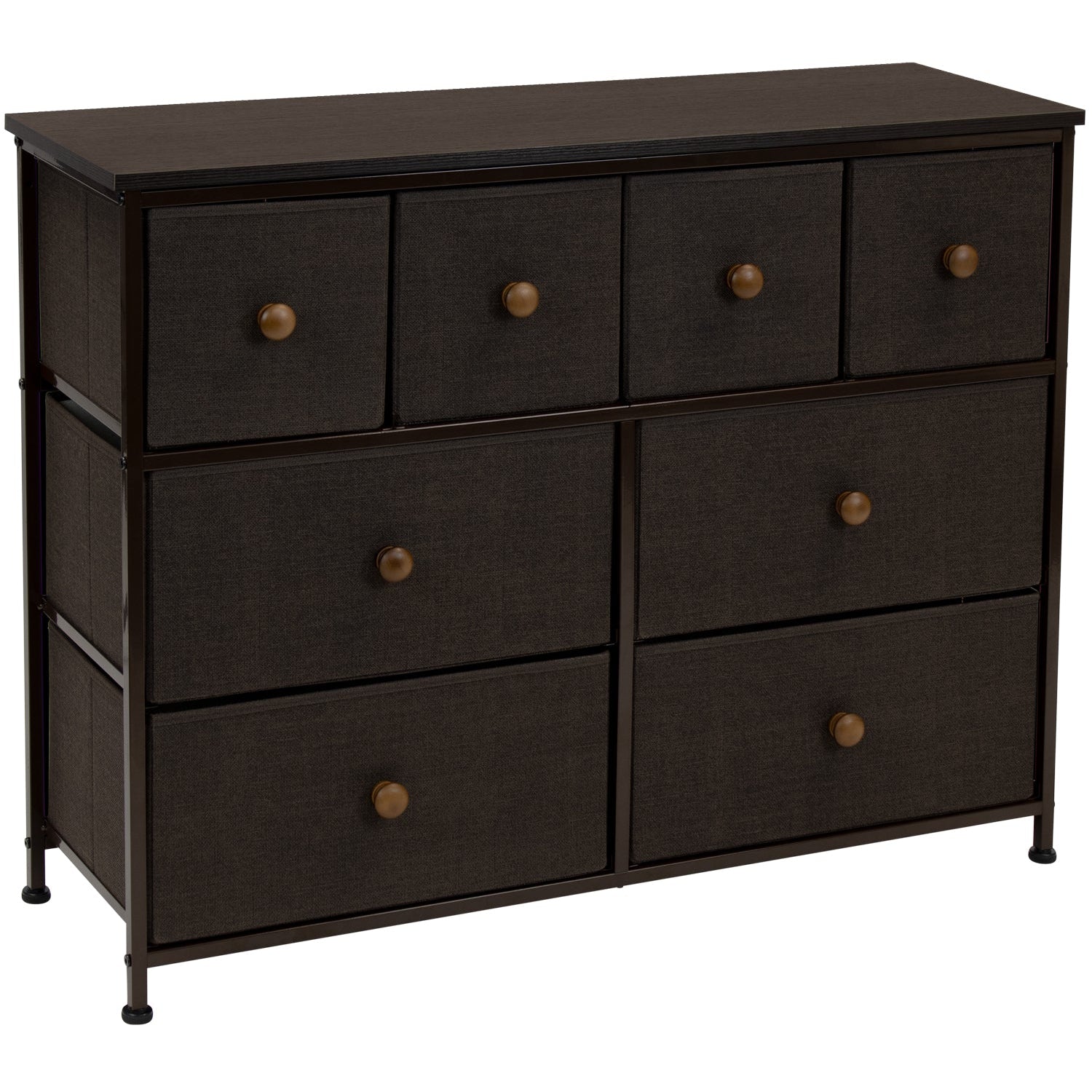 8-Drawer Chest Dresser w/knob Handles