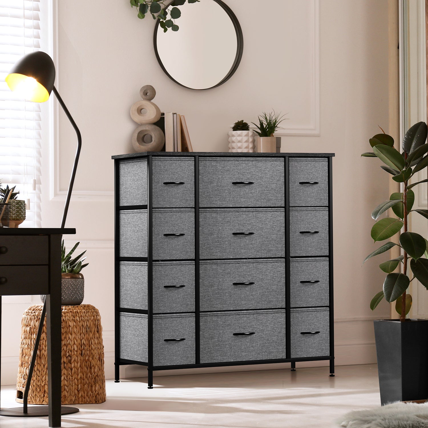 12-Drawer Dresser