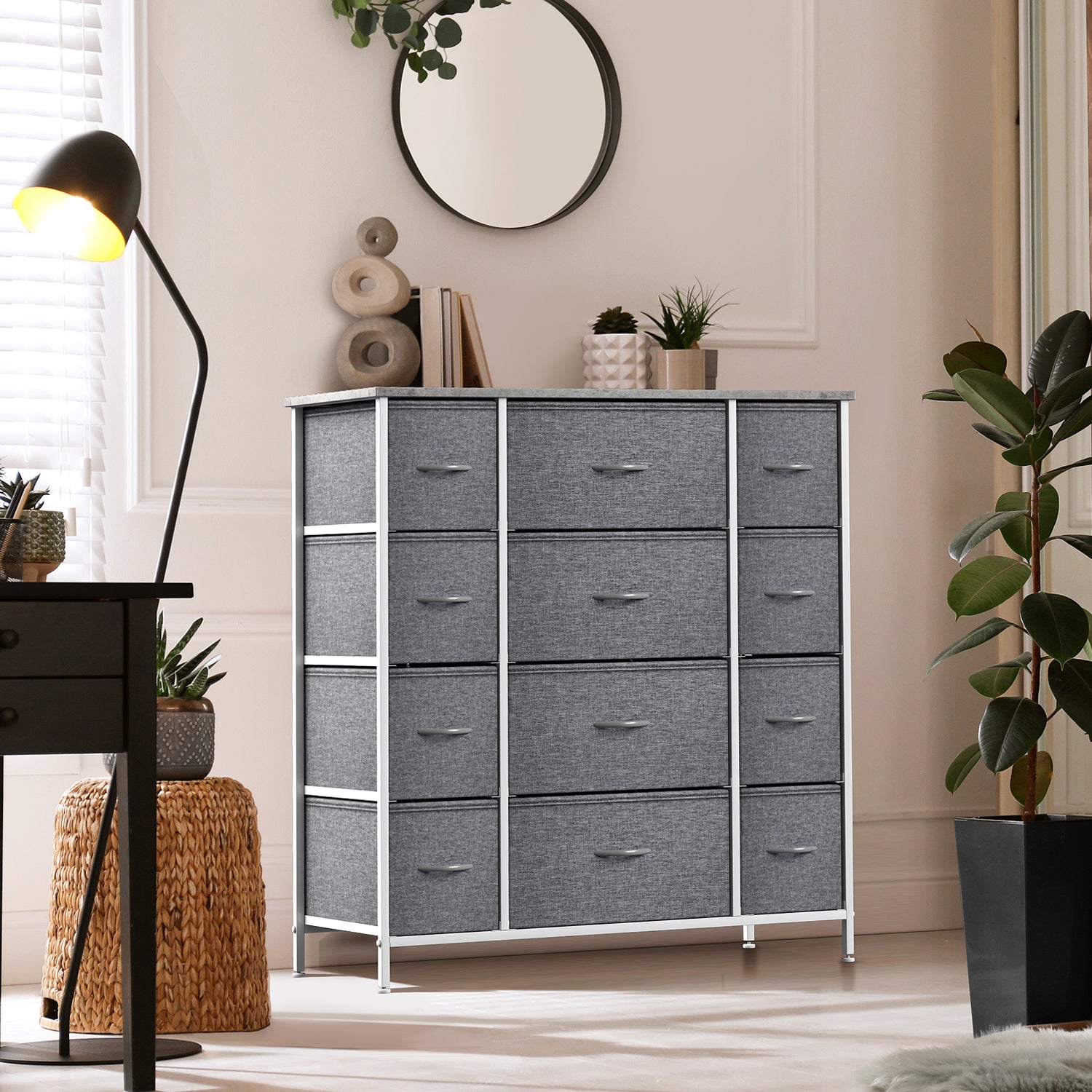 12-Drawer Dresser