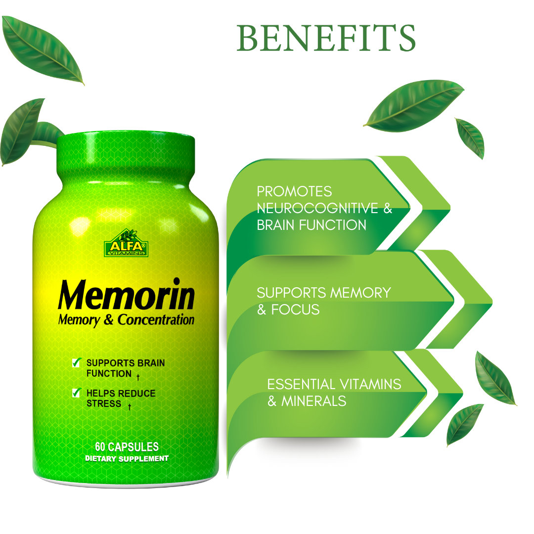 Memorin - Memory & Concentration - 60 capsules