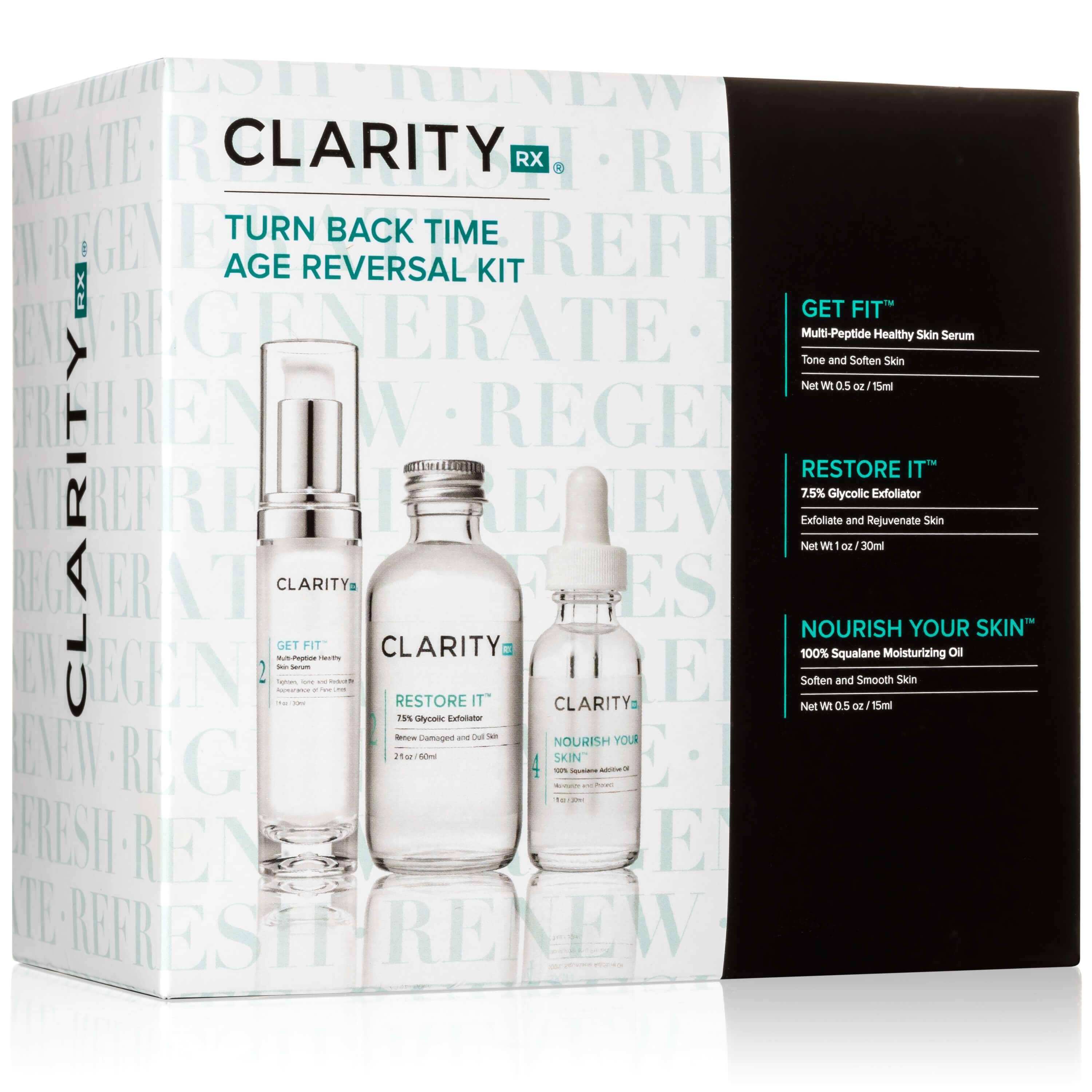 ClarityRx Turn Back Time Age Reversal Kit