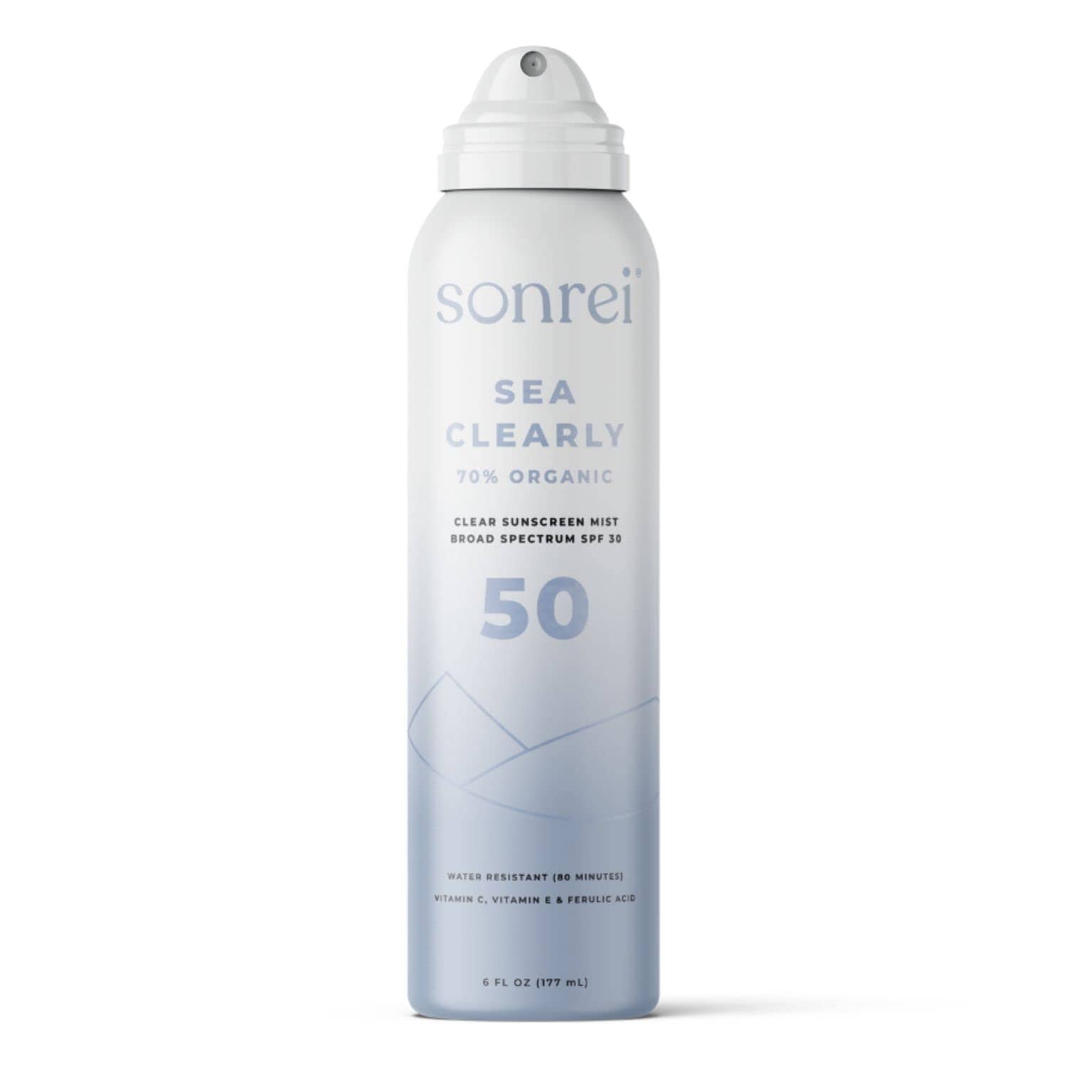 Sonrei Sea Clearly Organic SPF 50 Clear Sunscreen Mist